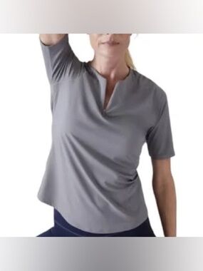 Athleta Sun Chaser 3/4 Sleeves NEW active wear performance breathable Medium